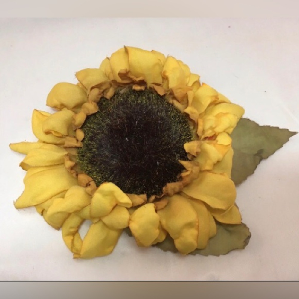 Yellow Sunflower Barrette